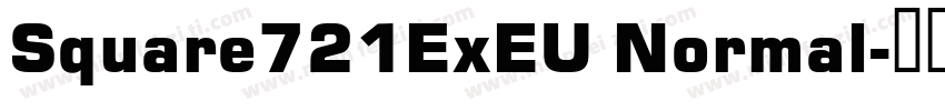 Square721ExEU Normal字体转换